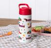 Stainless steel bottle with push button lid 500ml -Sausage dog