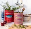 XL storage tins (set of 2) - Fish