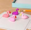 Erasers (set of 4) - Flamingoes