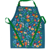 Wipeable cotton children's apron - Fairies in the Garden