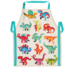 Wipeable cotton children's apron - Baby Dinos