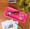 Enamel trinket tray - Vibrant pink
