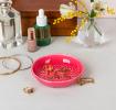 Enamel trinket dish - Vibrant pink