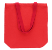 Two-tone cotton tote bag - Red