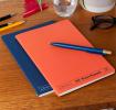 A5 notebooks set of 2 - orange and blue