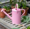 Galvanised steel watering can 4.5L - Pink