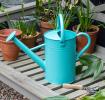 Galvanised steel watering can 4.5L - Aqua