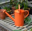 Galvanised steel watering can 4.5L - Orange