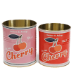 Storage tins (set of 2) - Cherry