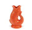 Orange fish vase