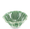 Large green flower bowl
