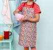 Wipeable cotton children's apron - Tilde