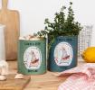 Medium storage tins (set of 2) - Lewis and Herb