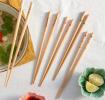 Wooden chopsticks (pack of 5 pairs) - Delicate patterns
