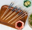 Wooden chopsticks (pack of 5 pairs) - Wagara patterns