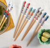 Wooden chopsticks (pack of 5 pairs) - Beckoning cats