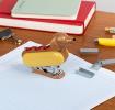  Mini stapler with 1000 staples - Hot Dog