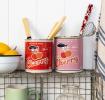 Medium storage tins (set of 2) - Cherry