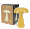 Touch dimmable mushroom table lamp - Mustard yellow