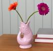 Ceramic fish vase - Pink