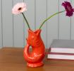 Ceramic fish vase - Orange