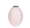 Outdoor solar pendant lantern - Soft pink