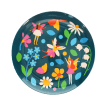 Children's melamine plate - Fairies in the Garden