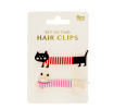 Hair clips (set of 2) - Cats
