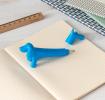 Sausage dog shaped pen - Blue
