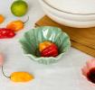 Ceramic flower bowl 13cm - Green