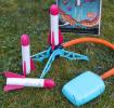 Air-powered rocket set