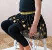 Children's skirt - Gold stars