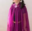 Children's glitter cape - Dark pink