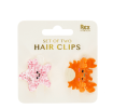 Mini hair claw clips (set of 2) - Sea creatures