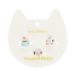 Cute rings (set of 3) - Bunny, cat and flower