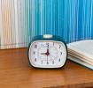 Retro alarm clock - Petrol blue