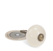 Ceramic drawer knob - Cream