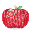 Summer fruit woven basket - Apple
