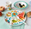 Children's melamine dinner set (5 pieces) - Wild wonders