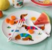 Children's melamine plate - Sausage dog