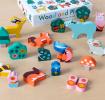 Wooden animal playset - Woodland
