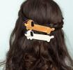 Hair clips (set of 2) - Sausage Dogs