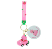 Keyring bag charm - Peach