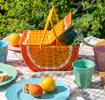 Little fruit picnic basket - Orange