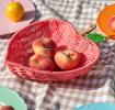 Summer fruit woven basket - Strawberry