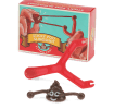Sticky poo slingshot