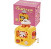 Wind-up ice cream van racer - Yellow