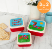 Snack boxes (set of 3) - Sunny sausage dog