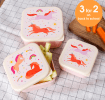 Snack boxes (set of 3) - Unicorn