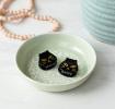 Mini hair claw clips (set of 2) - Black cats